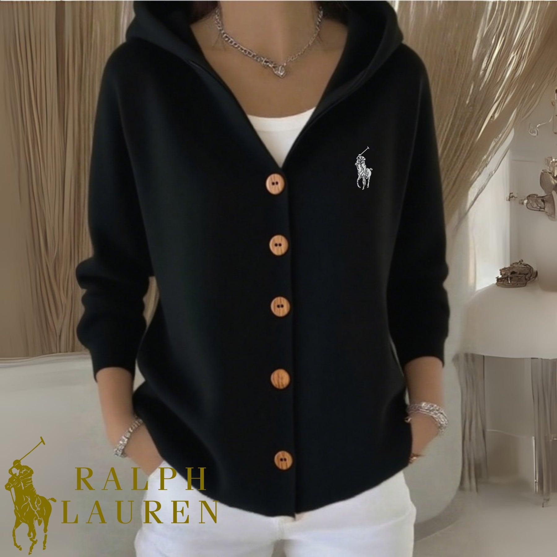 RL™ Cardigan Casual Elegante
