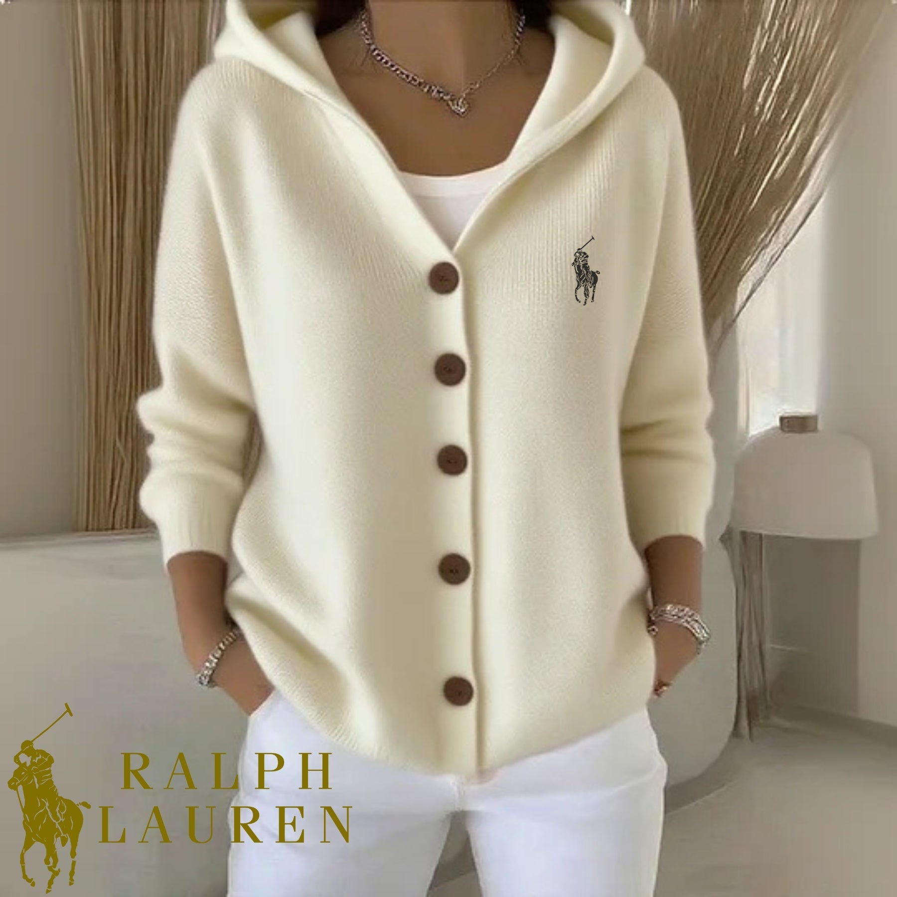 RL™ Cardigan Casual Elegante