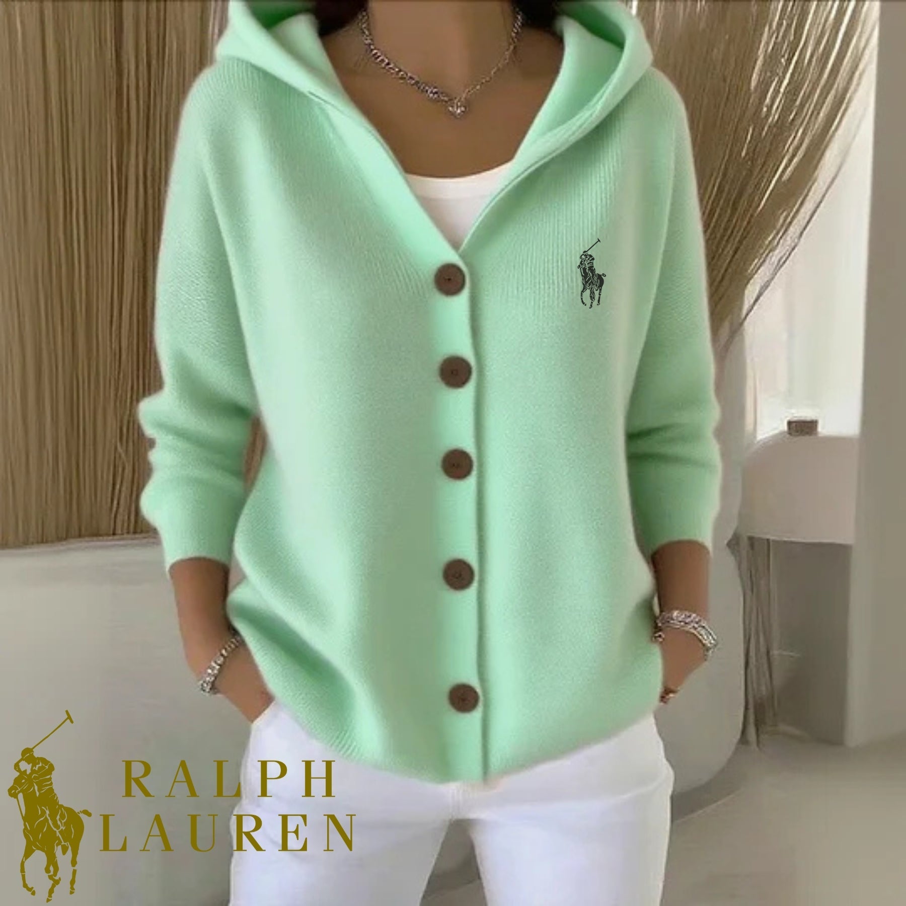 RL™ Cardigan Casual Elegante