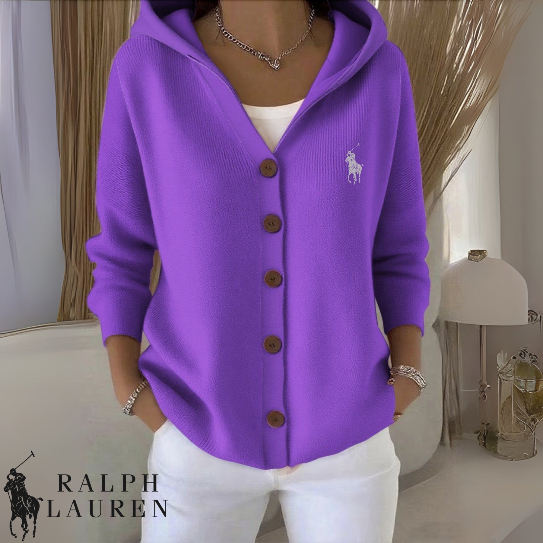 RL™ Cardigan Casual Elegante