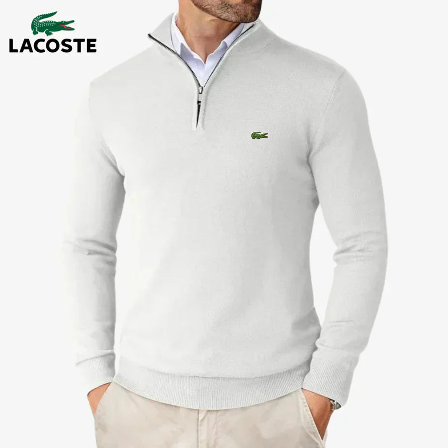LC™ - Maglione da uomo con mezza zip