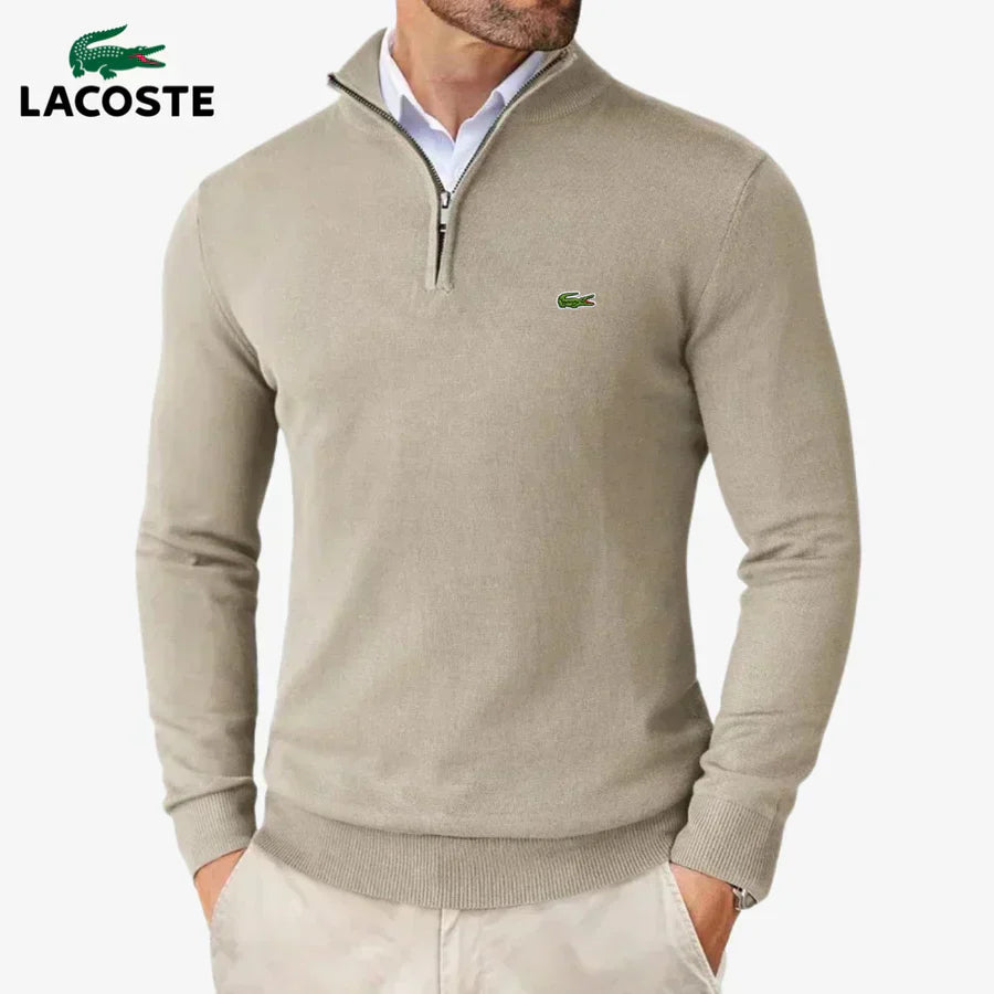 LC™ - Maglione da uomo con mezza zip